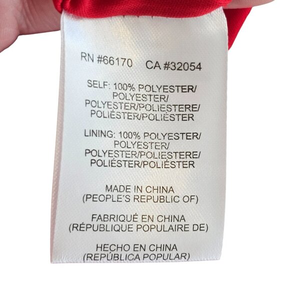 Hutch Anthropologie A-Line Red Pink Dalmatian Skirt Sz 0 - Picture 6 of 7